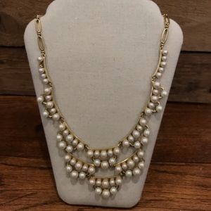 Stella & Dot Frances Pearl Statement Necklace
